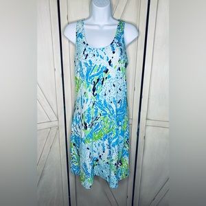 Cordon Dress in Spa Blue Lets Cha Cha